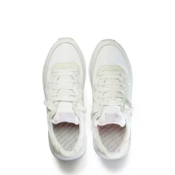 Sneakers Donna WUSHU RUYI Master M551 in Pelle e Nylon Blanc de Blanc