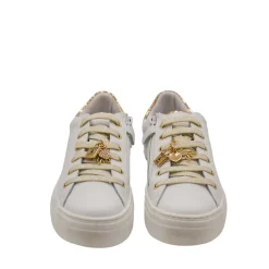 Sneakers PATRIZIA PEPE Girl linea Flybunch in Pelle Bianca
