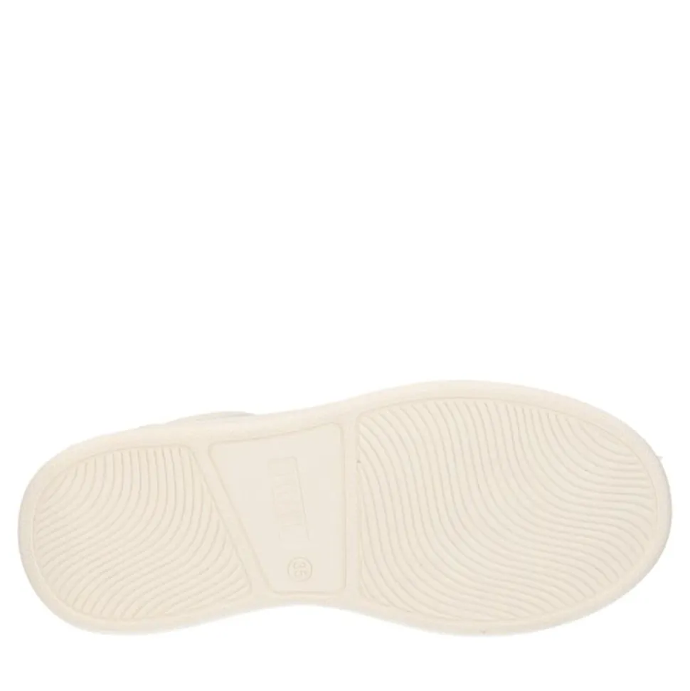Sneakers Platform 1A Classe Alviero Martini Off White con Inserti in Tessuto Safari Geo 2142