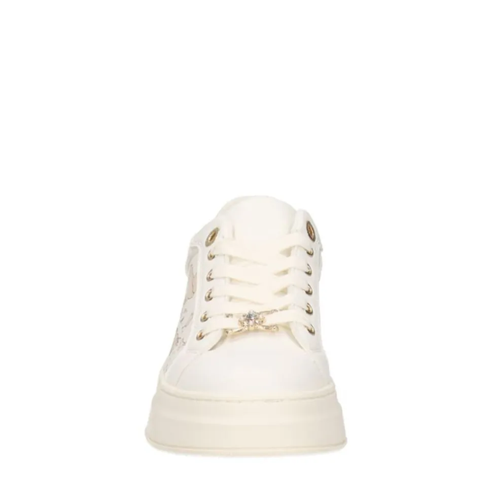 Sneakers Platform 1A Classe Alviero Martini White con Inserti Milk Geo 2134