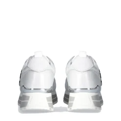 Sneakers Platform Donna LIU JO Maxi Wonder 01 in Pelle e Mesh White