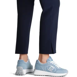 Sneakers Running Donna LIU JO Lolo 18 in Denim con Logo Glitter