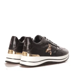 Sneakers Running PATRIZIA PEPE Girl linea Fly colore Nero e Platino
