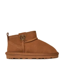 Stivaletti Imbottiti PATRIZIA PEPE Girl linea Flygg in Pelle Scamosciata color Cammello