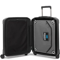 Trolley cabina PIQUADRO Rigido Ultra Slim con 4 Ruote Colore Nero Opaco Linea PQ-Light - BV4425PQL