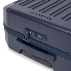 Trolley cabina PIQUADRO Rigido Ultra Slim con 4 Ruote Colore Blu Opaco Linea PQ-Light - BV4425PQL