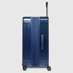Trolley medio 69cm PIQUADRO Espandibile Rigido 4 Ruote Blu BV6393PQL