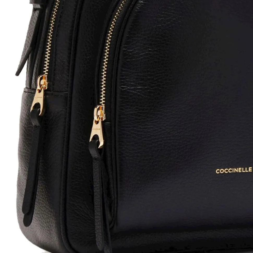 Zaino Donna COCCINELLE in Pelle Linea Malory colore Nero