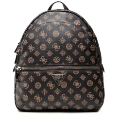 Zaino Donna GUESS Linea Manhattan Colore Mocha Logo Misura Grande