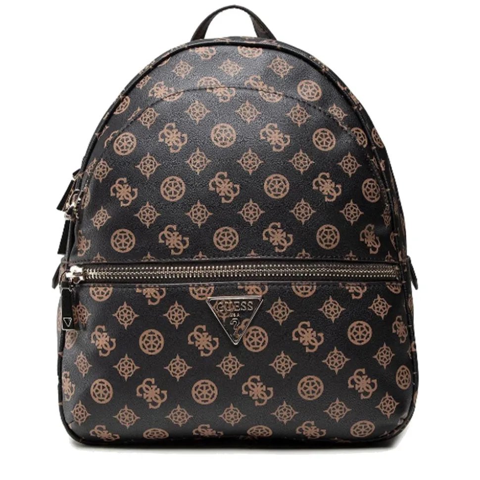 Zaino Donna GUESS Linea Manhattan Colore Mocha Logo Misura Grande