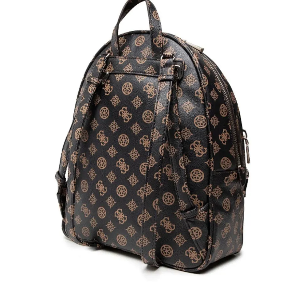 Zaino Donna GUESS Linea Manhattan Colore Mocha Logo Misura Grande