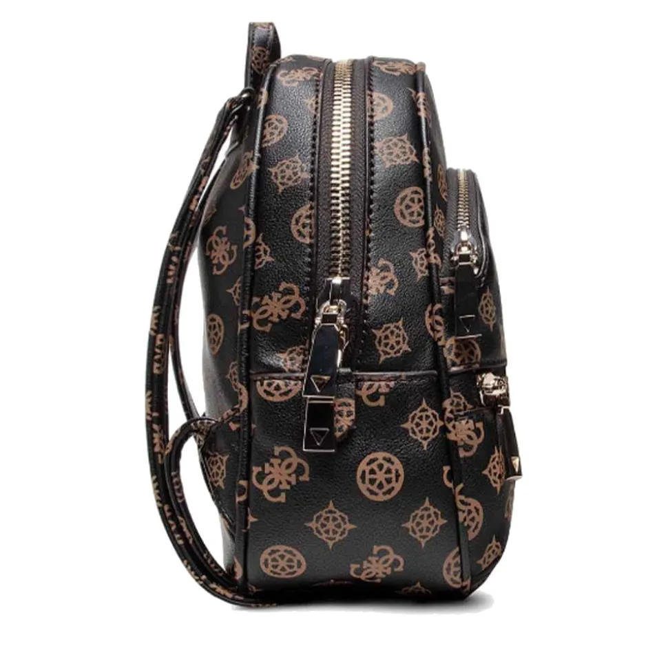 Zaino Donna GUESS Linea Manhattan Colore Mocha Logo Misura Piccola