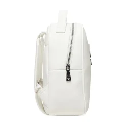 Zaino Donna LOVE MOSCHINO Bianco con Logo Lettering Sfumato