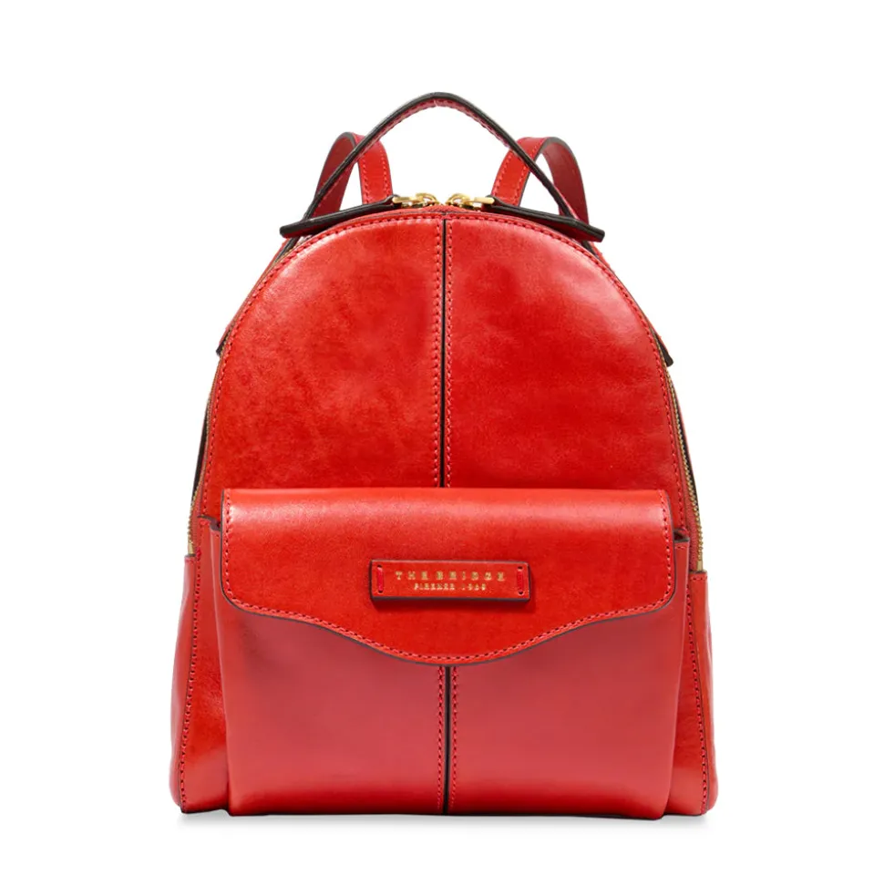 Zaino Donna THE BRIDGE linea Gloria in Pelle Arancio Bruciato