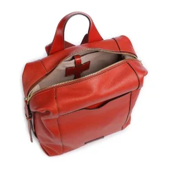 Zaino Donna THE BRIDGE linea Gemma in Pelle Arancio Bruciato