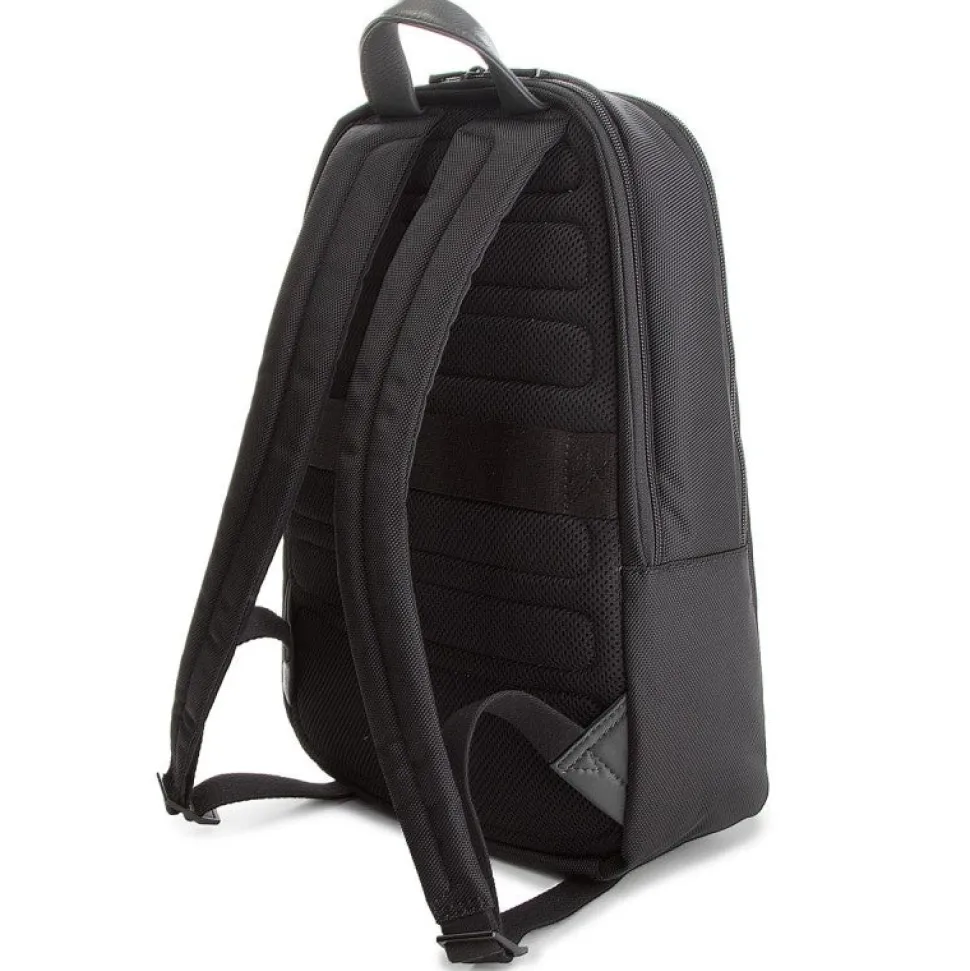 Zaino PIQUADRO Porta Pc 14" e Tablet - CA3869P16 in Tessuto Chevron Nero con dispositivo CONNEQU